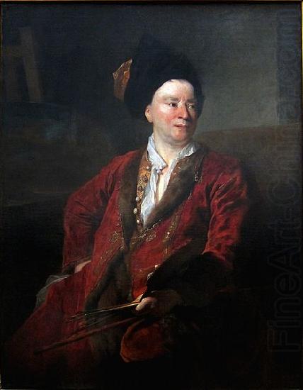 Nicolas de Largilliere Portrait of Jean Baptiste Forest oil painting picture
